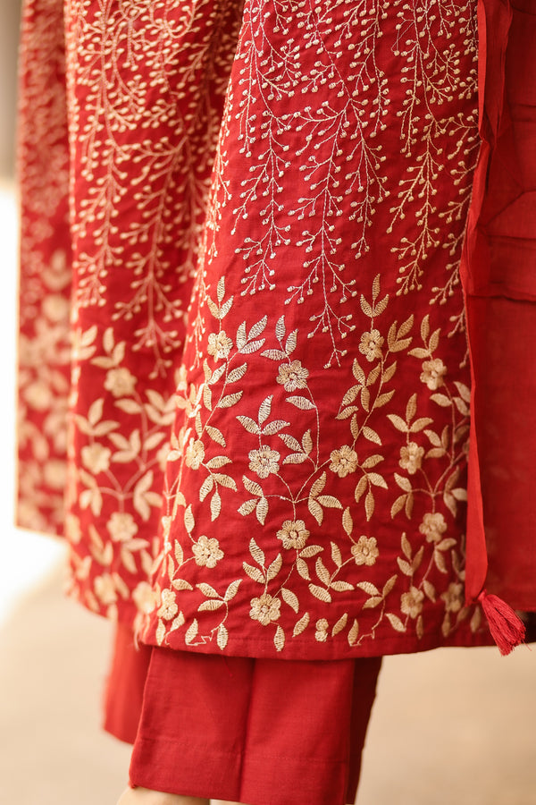 Raktima Grace Embroidered Suit Set