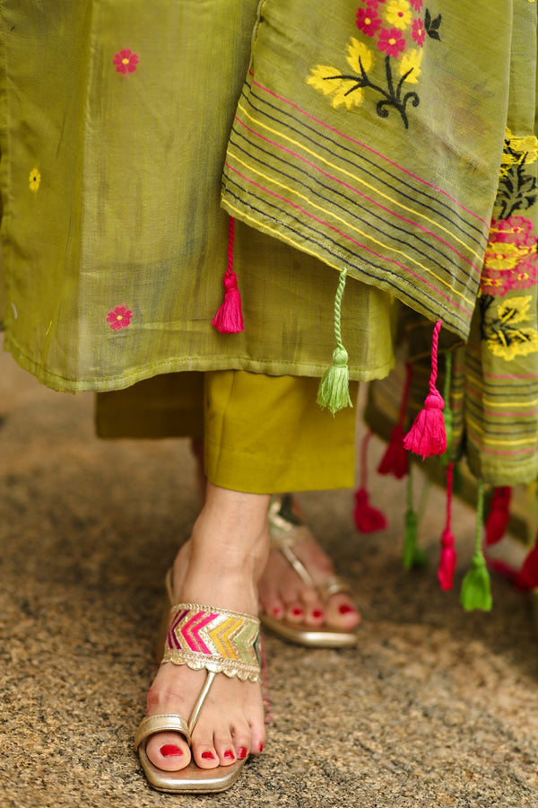 Parijaat Jamdani Suit Set