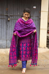 Neelambara Raga Jamdani Suit Set