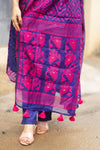 Neelambara Raga Jamdani Suit Set