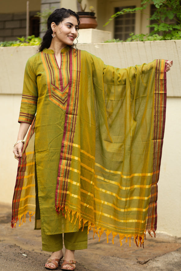 Narayanpeth Ivana Lined Suit Set