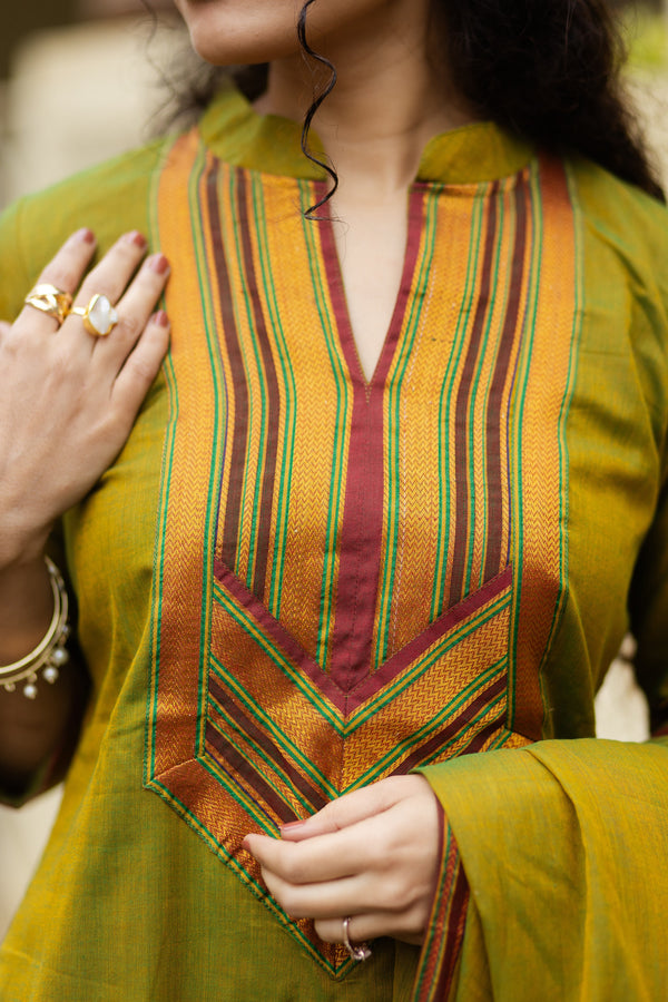 Narayanpeth Ivana Lined Suit Set