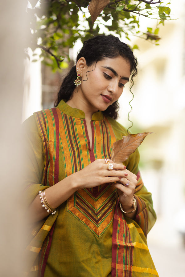 Narayanpeth Ivana Lined Suit Set