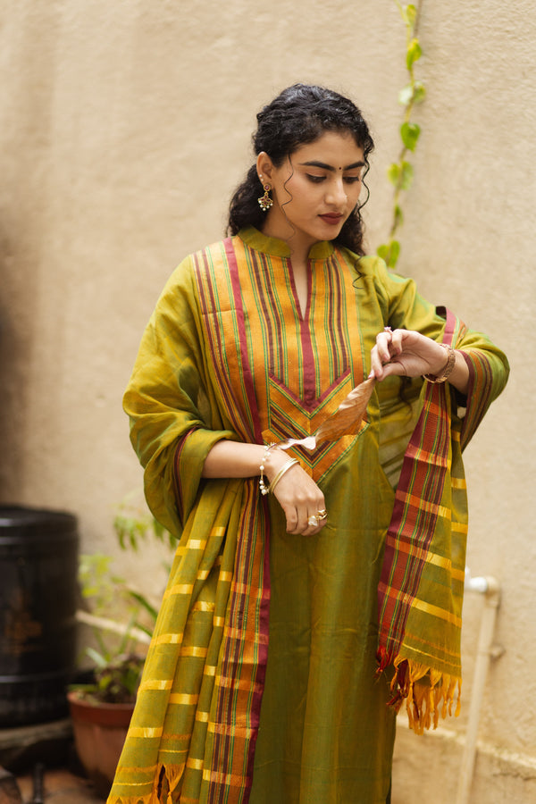 Narayanpeth Ivana Lined Suit Set