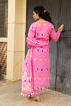 Whisper Bloom Jamdani Cotton Suit Set