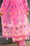 Whisper Bloom Jamdani Cotton Suit Set