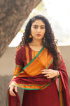 Pranika Naryanpeth Handloom Cotton Elegance Set-With lining