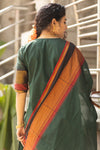 Regal Emerald Kanchi Pattu cotton with Lining