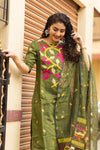 Oindrila Cotton Jamdani Suit Set