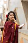 Mahul ⭐Premium Pure Linen Jamdani Suit Set
