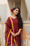 Mahul ⭐Premium Pure Linen Jamdani Suit Set