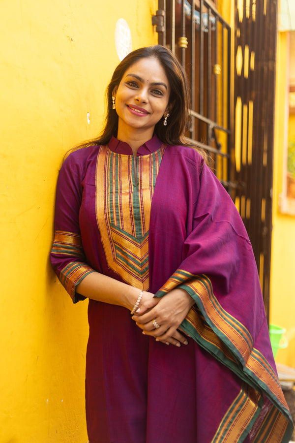 Narayanpeth Madhurima Lined Suit Set