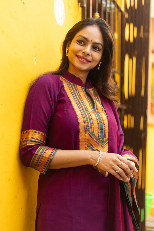 Narayanpeth Madhurima Lined Suit Set