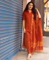 Rust Aura – Narayanpeth Cotton Suit Set