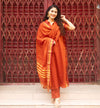 Rust Aura – Narayanpeth Cotton Suit Set