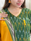 Sundari Sunset Ikkat Suit Set