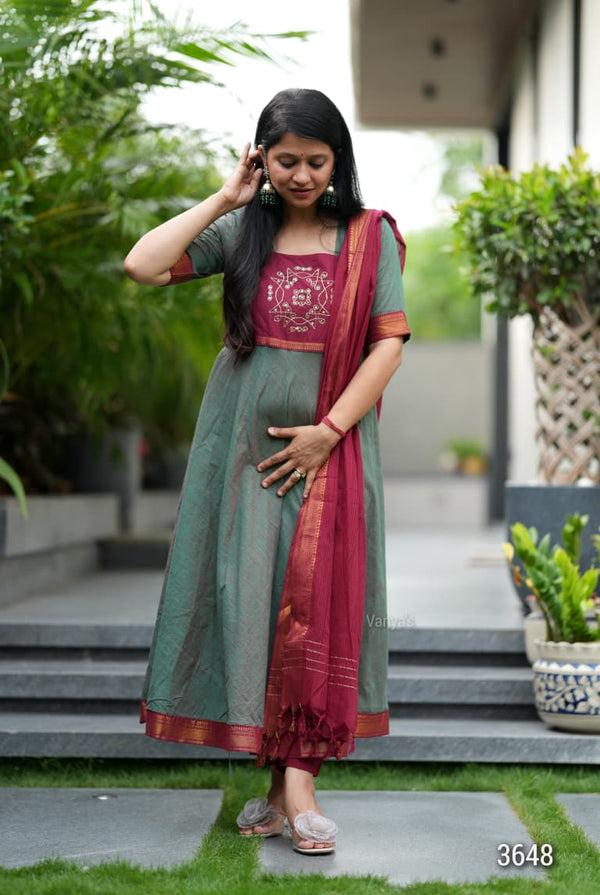 Upreti Manglagiri kollam south cotton anarkali