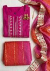 Gulabi Leher -Kota Doria Gotta Patti Skirt Sets-Festive & Wedding