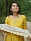 Sunehri Grace Anarkali Set