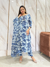 Varnika Blue Oasis Kurta Suit Set