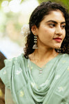 🌿 Tuhina- Experience Sheer Elegance in Handwoven Jamdani Artistry 🌿