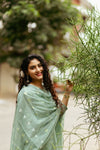 🌿 Tuhina- Experience Sheer Elegance in Handwoven Jamdani Artistry 🌿