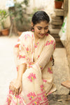 🌸 Vritika – Jamdani Garden Whisper Bloom with Grace in Handcrafted Jamdaani Cotton Suit sets 🌸