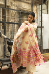 🌸 Vritika – Jamdani Garden Whisper Bloom with Grace in Handcrafted Jamdaani Cotton Suit sets 🌸