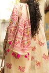 🌸 Vritika – Jamdani Garden Whisper Bloom with Grace in Handcrafted Jamdaani Cotton Suit sets 🌸