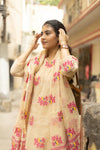 🌸 Vritika – Jamdani Garden Whisper Bloom with Grace in Handcrafted Jamdaani Cotton Suit sets 🌸