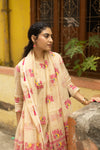 🌸 Vritika – Jamdani Garden Whisper Bloom with Grace in Handcrafted Jamdaani Cotton Suit sets 🌸