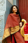 ✨Kanmani Grace inKanchi Cotton Silk Zari Elegance ✨