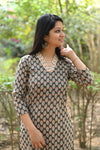 Saanvi Brown Kurta Pant Sets