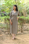 Saanvi Brown Kurta Pant Sets