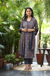 Ishin Ajrak Blue Suit sets