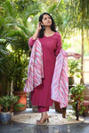 Gulabi Cotton Schifflie Suit Sets