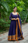 Iraaya Emerald Narayanpeth Anarkali Gown with dupatta Set