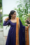 Iraaya Emerald Narayanpeth Anarkali Gown with dupatta Set