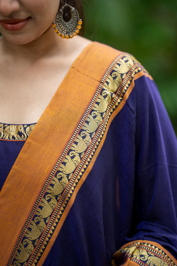 Iraaya Emerald Narayanpeth Anarkali Gown with dupatta Set
