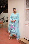 Nilanjana Cotton Jamdani Suit Set