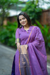 💜 Grace with Kanchi Cotton Traditional Checks & Zari Brilliance 💜