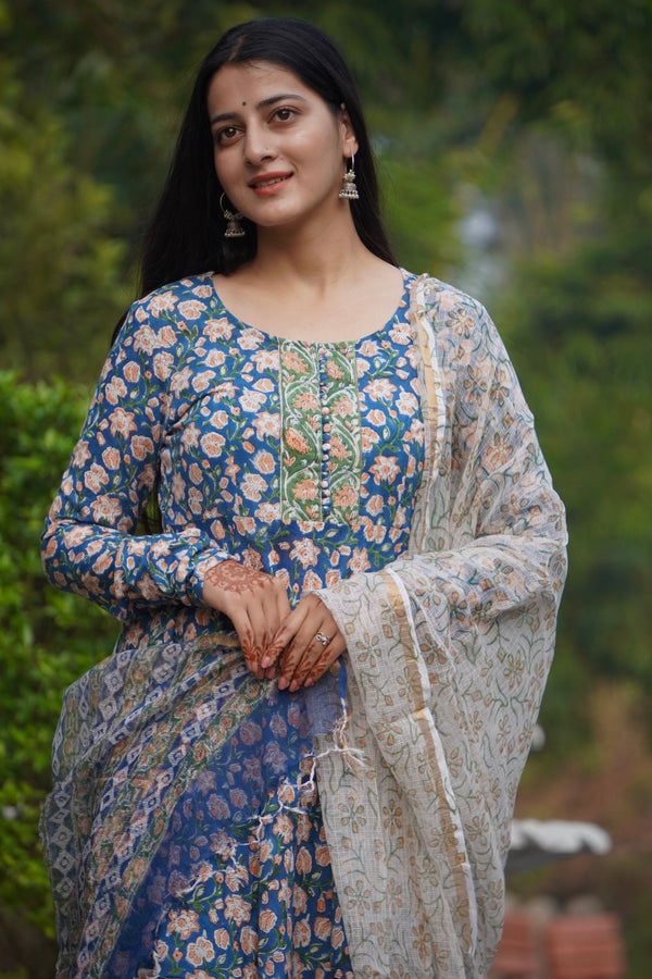 Padmika Bloom with DupattaAnarkali Suit set
