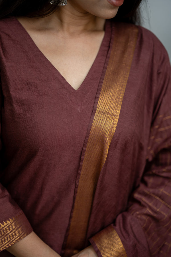 ✨ Zohira – Mangalagiri The Graceful Luxe Cotton Silk Suit