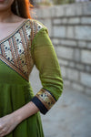 Tharvika Emerald Narayanpeth Anarkali Set