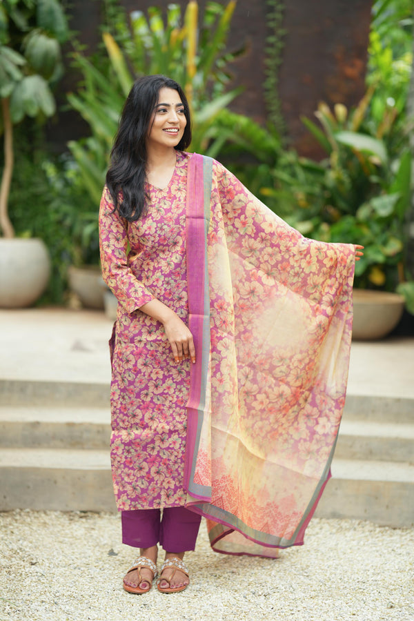 Devanshi Blossom Breeze Kurta Set