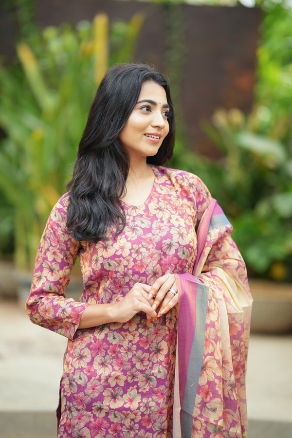Devanshi Blossom Breeze Kurta Set
