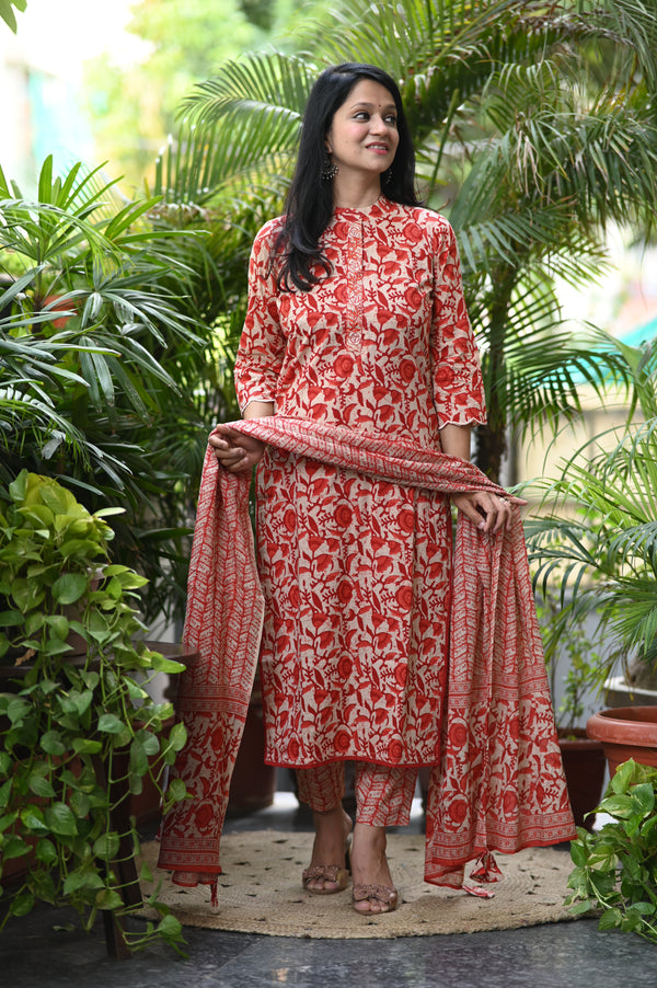 🌺Vaishnavi – The Blooming Make a Bold Statement in Breathable Cotton Elegance 🌺