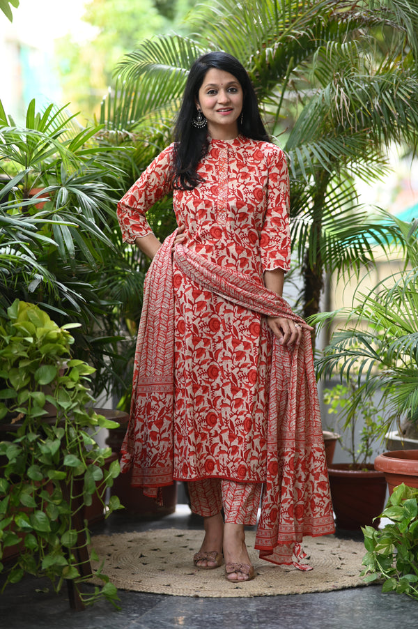 🌺Vaishnavi – The Blooming Make a Bold Statement in Breathable Cotton Elegance 🌺