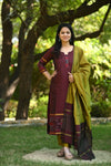 Tanvika Pochampalli Silk Suit Set