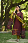Tanvika Pochampalli Silk Suit Set